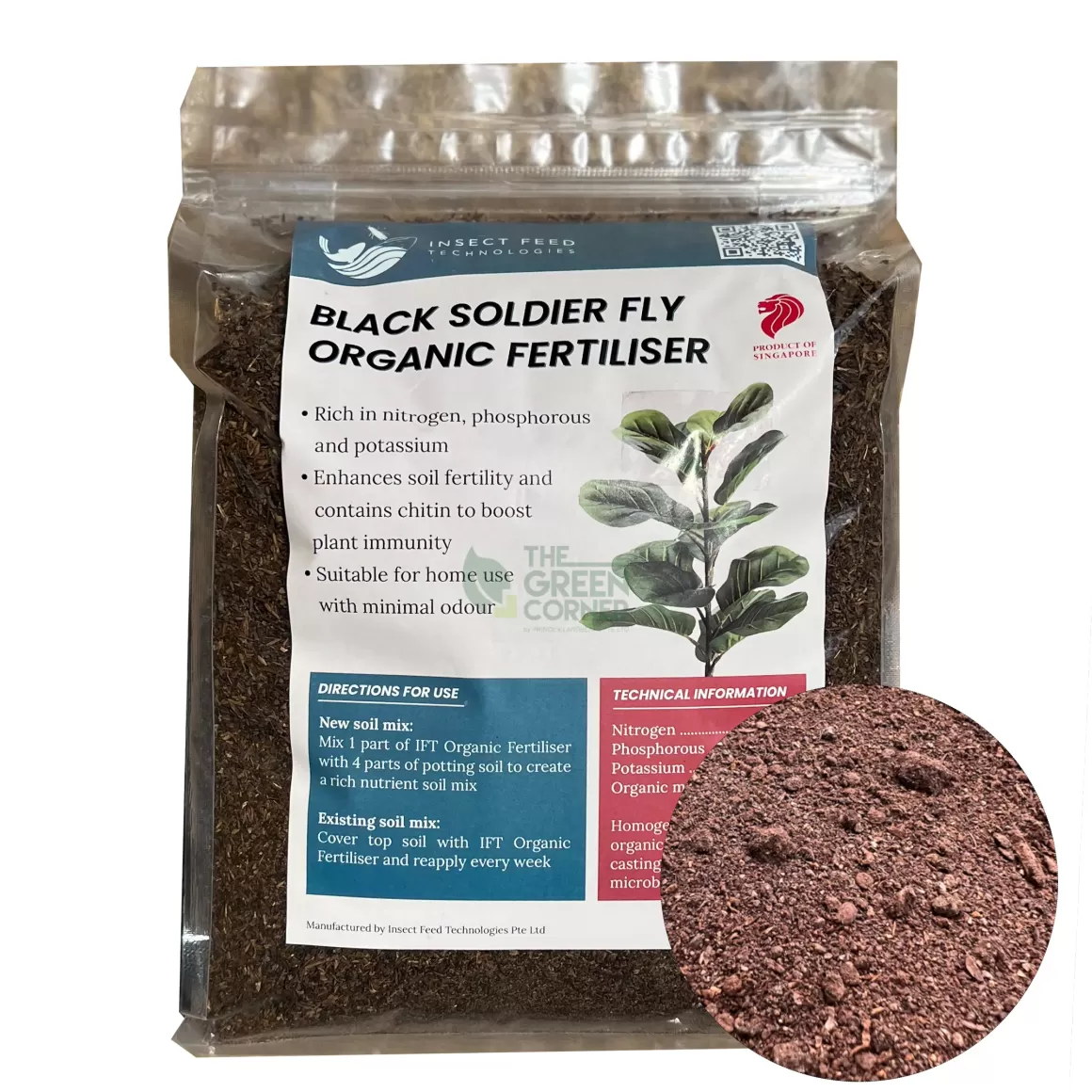 Fashion Black Soldier Fly Organic Fertiliser By Fertiliser