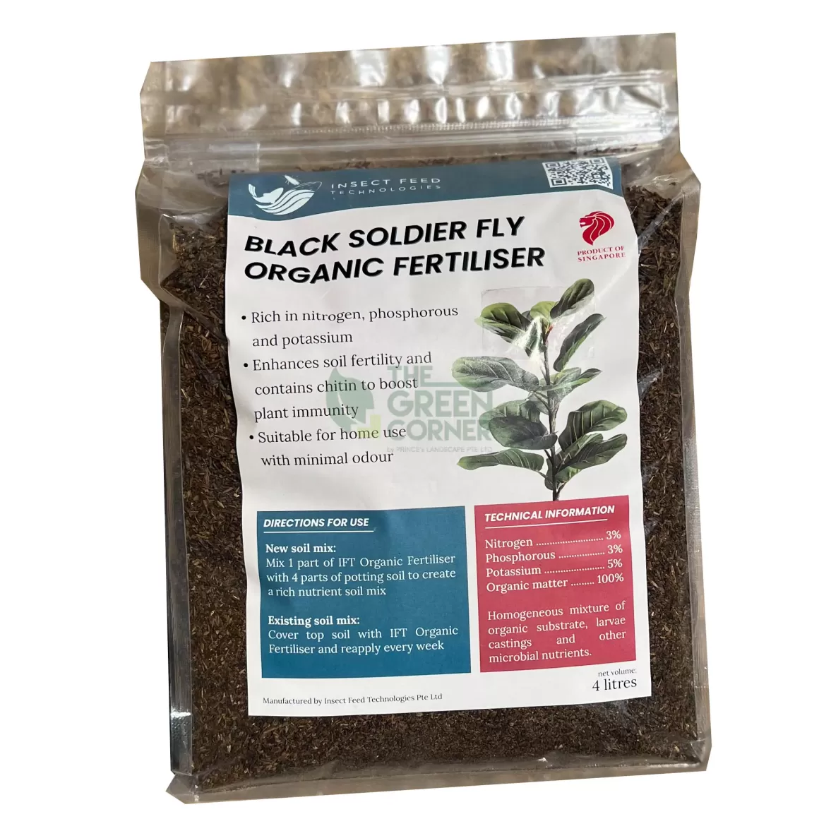 Fashion Black Soldier Fly Organic Fertiliser By Fertiliser