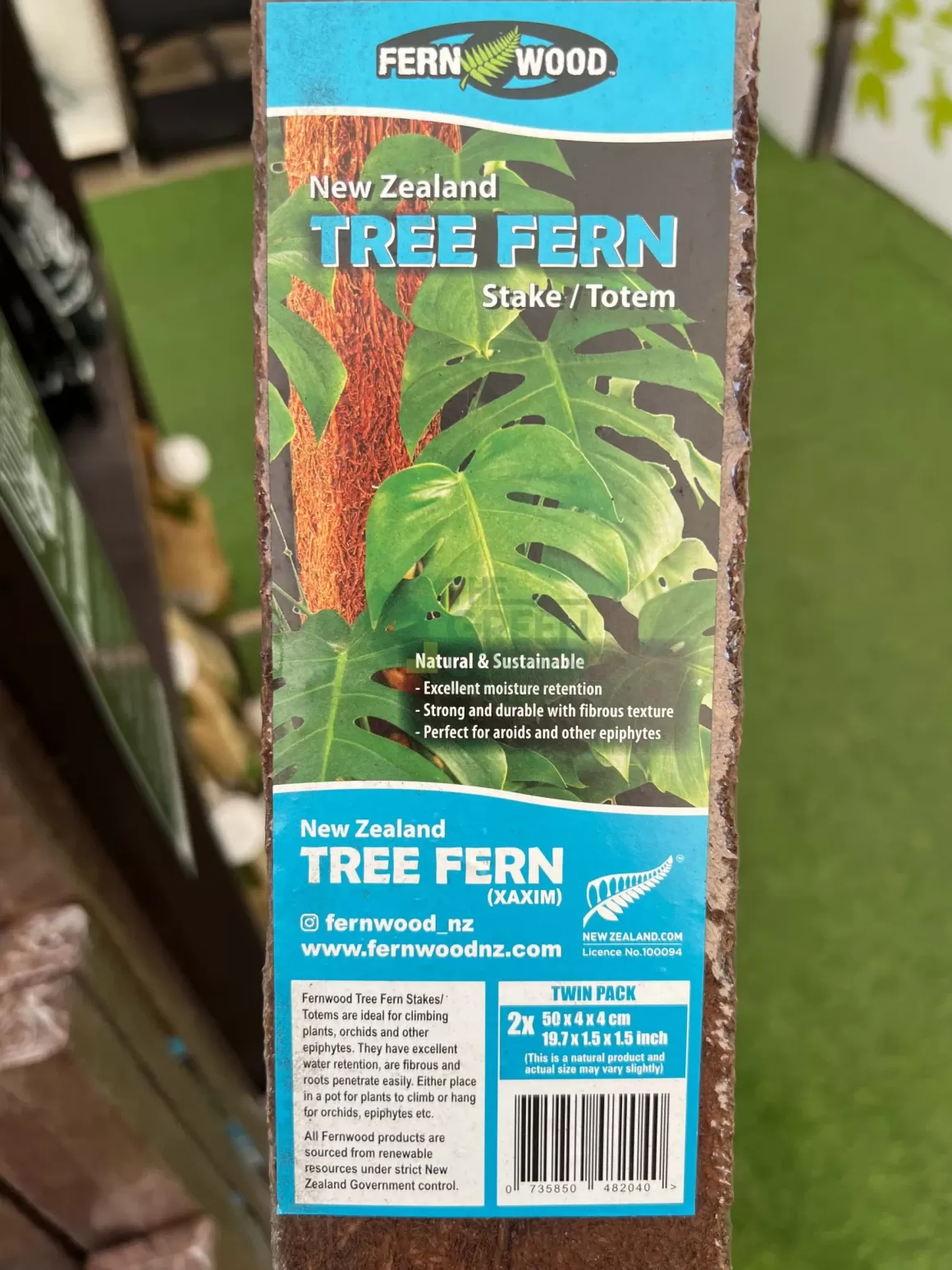 Flash Sale New Zealand Tree Fern Totem: Twin Pack Growing Poles