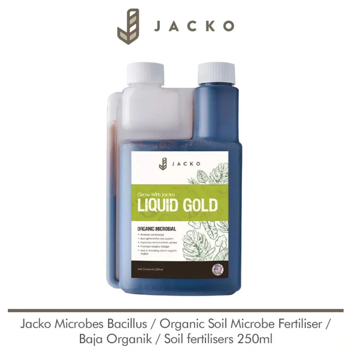Outlet Organic Microbial Organic Liquid Gold 250 Ml Fertiliser