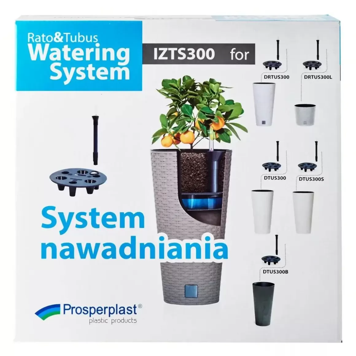 Hot Rato & Tubus Self Watering System For Rato Tubus Round Basket Wave Pot (300 X 270Mm) Self Watering Pots