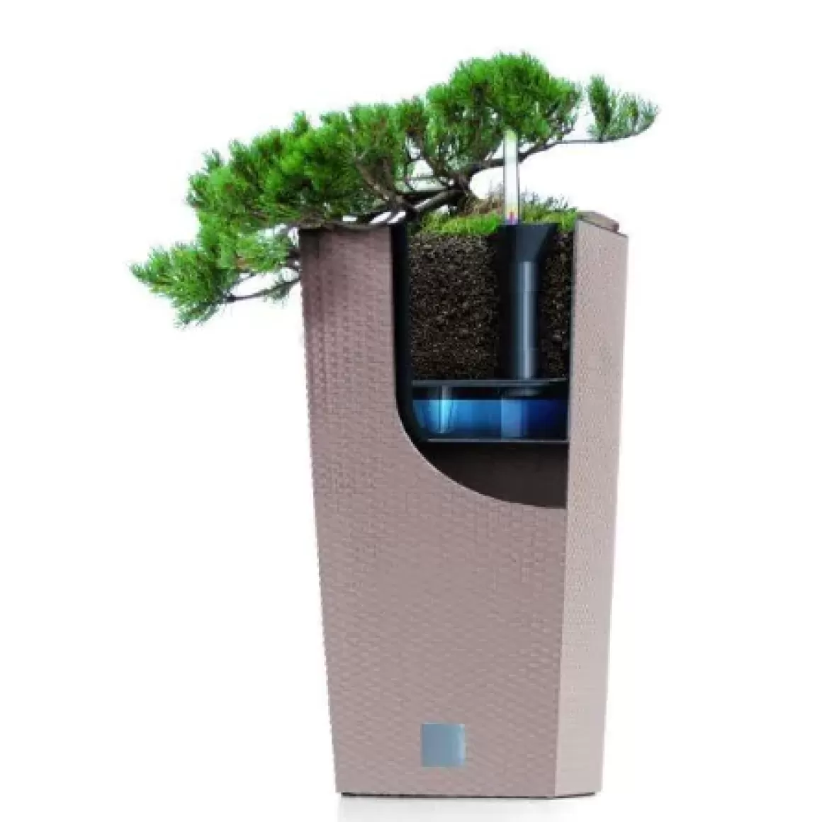 Cheap Rato & Urbi Self Watering System For Rato Square Low Basket Weave Pot 325X325X610Mm Self Watering Pots